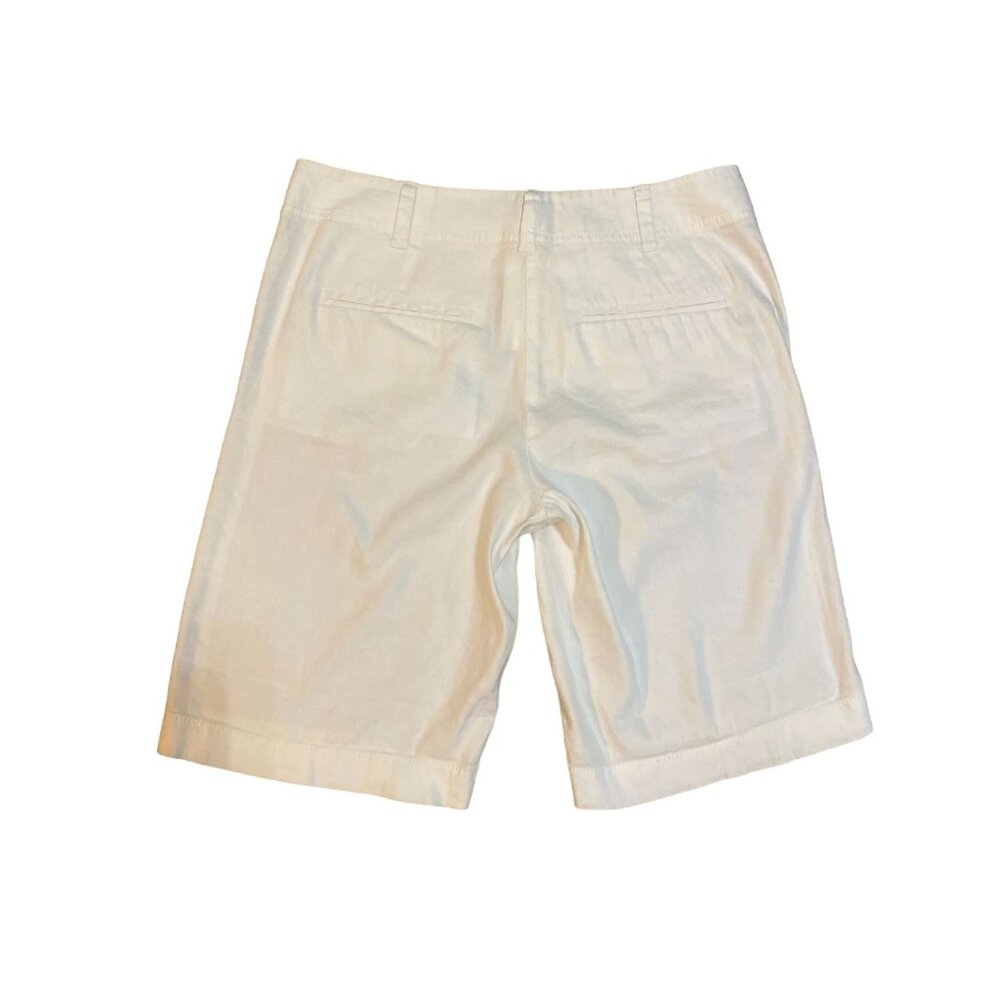 Ann Taylor Shorts Womens 0 NEW White Linen Blend - Picture 4 of 13